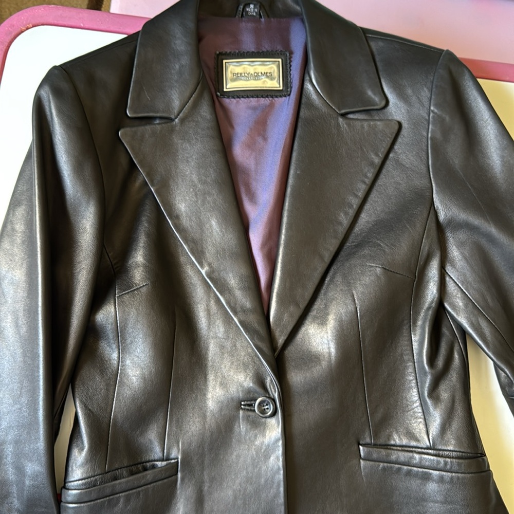 Women's Black Leather Jacket